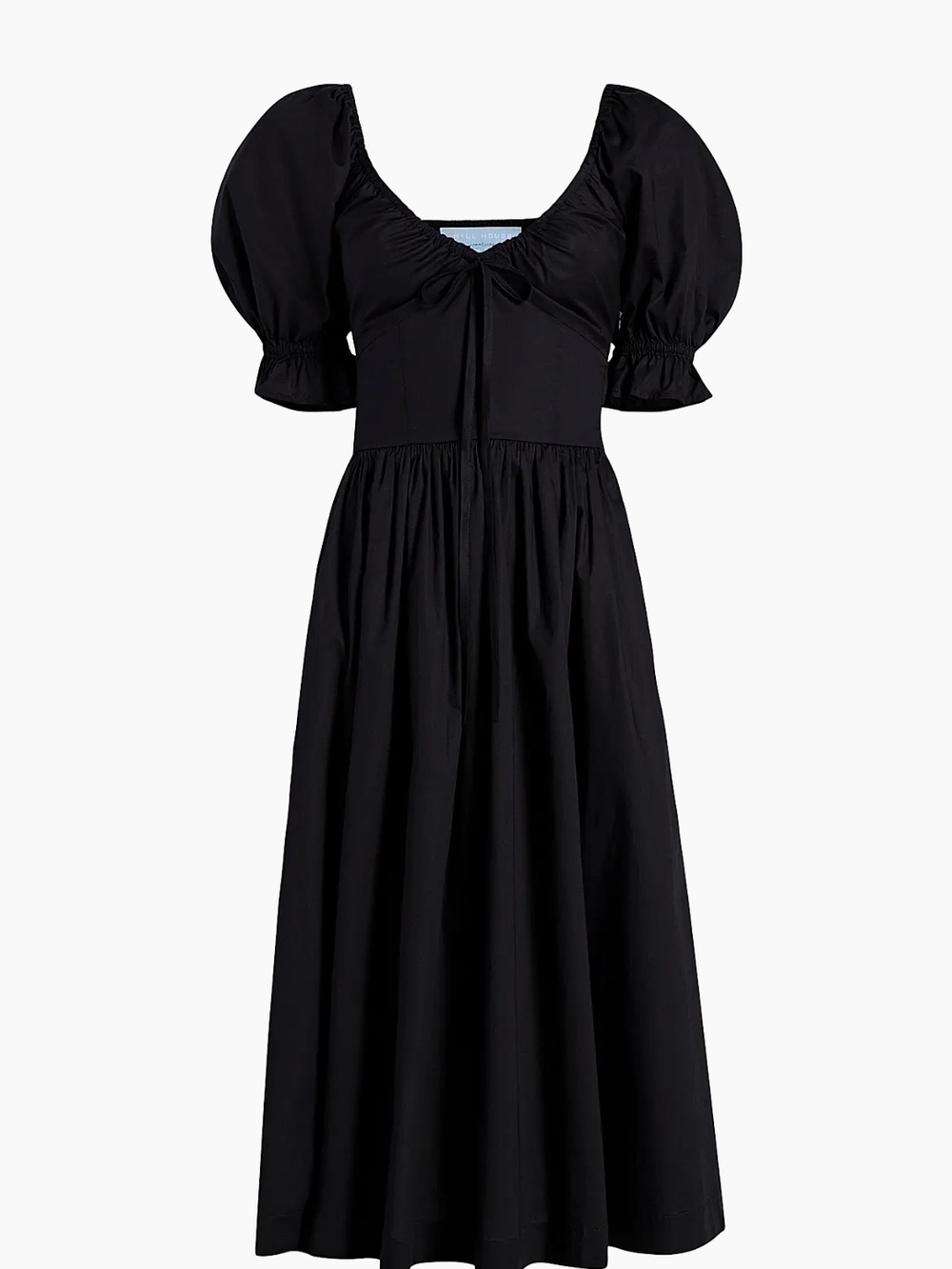 Hill House Home Ophelia Dress Black Puff-Sleeve Maxi Dress